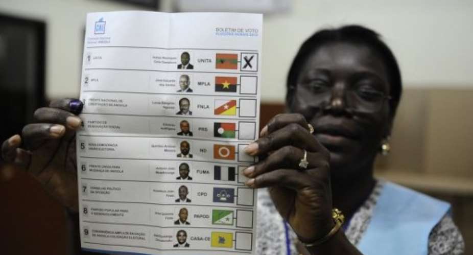 The August 31 vote was only the third since Angola went independent in 1975.  By Stephane de Sakutin AFPFile
