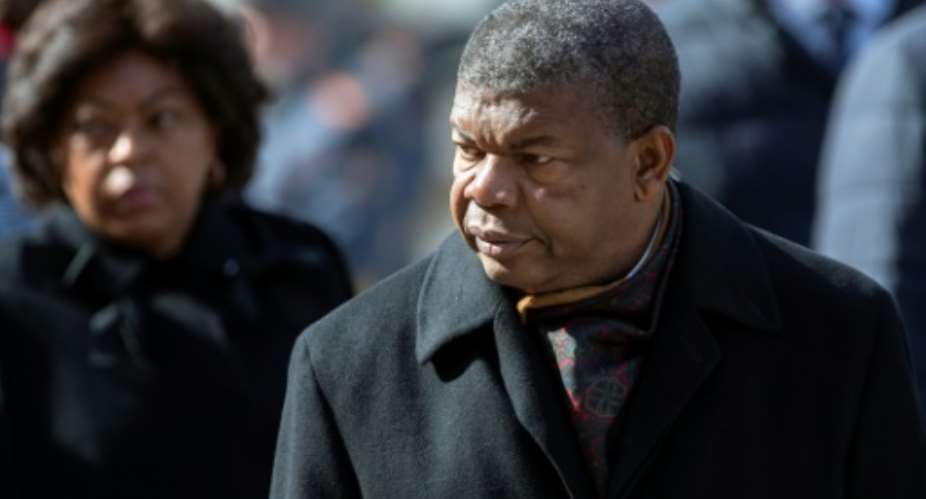Angola's President Joao Lourenco pictured April 2019 cancelled a real estate deal, stating in a decree that the contract had been cancelled after establishing overcharging.  By Pavel Golovkin POOLAFPFile