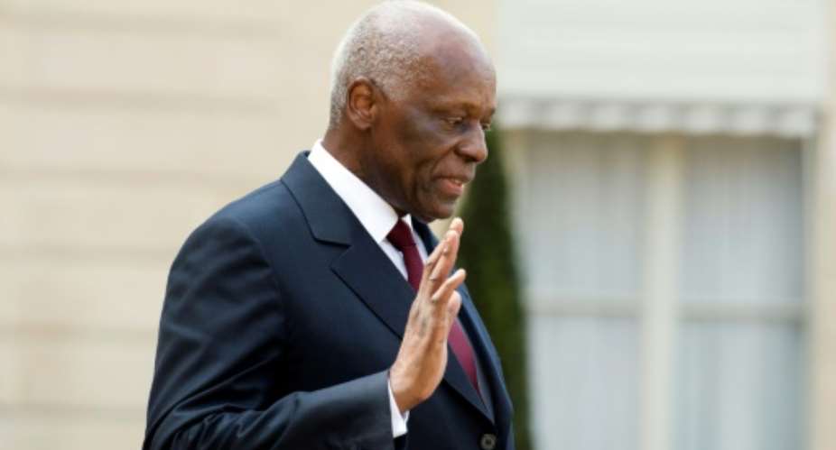 Angola's President Jose Eduardo Dos Santos, seen in April 2014, will stand down before next year's general election, according to state radio citing sources in the ruling MPLA party.  By ALAIN JOCARD AFPFile