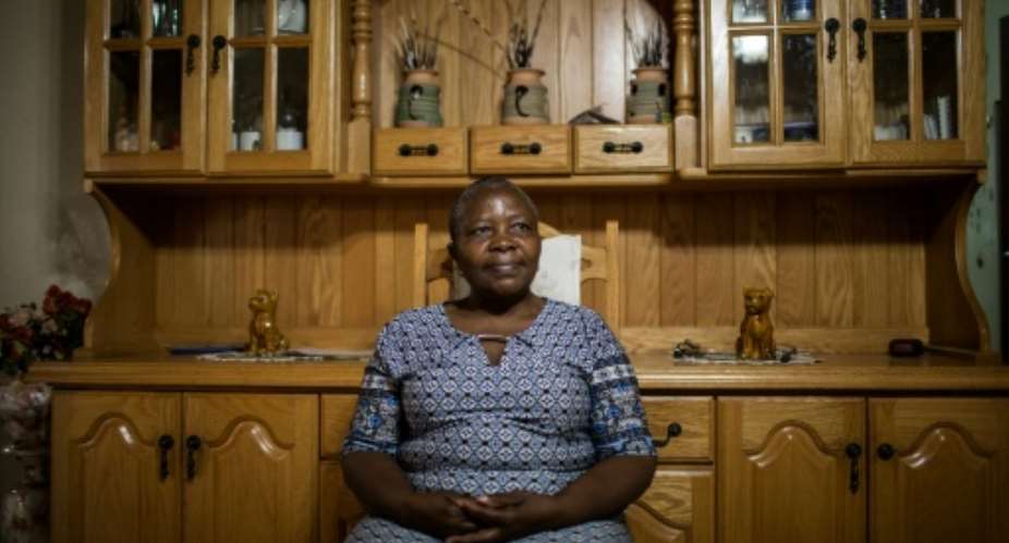 Annah Muambadzi was one of many people in poor rural communities across South Africa who lost money when the VBS bank collapsedafter 130 million was looted by 53 individuals last year.  By GULSHAN KHAN AFP