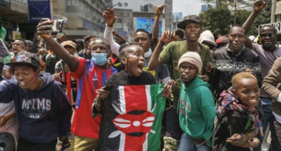 Anti-government protests have rocked Kenya for more than a month.  By Tony KARUMBA (AFP)
