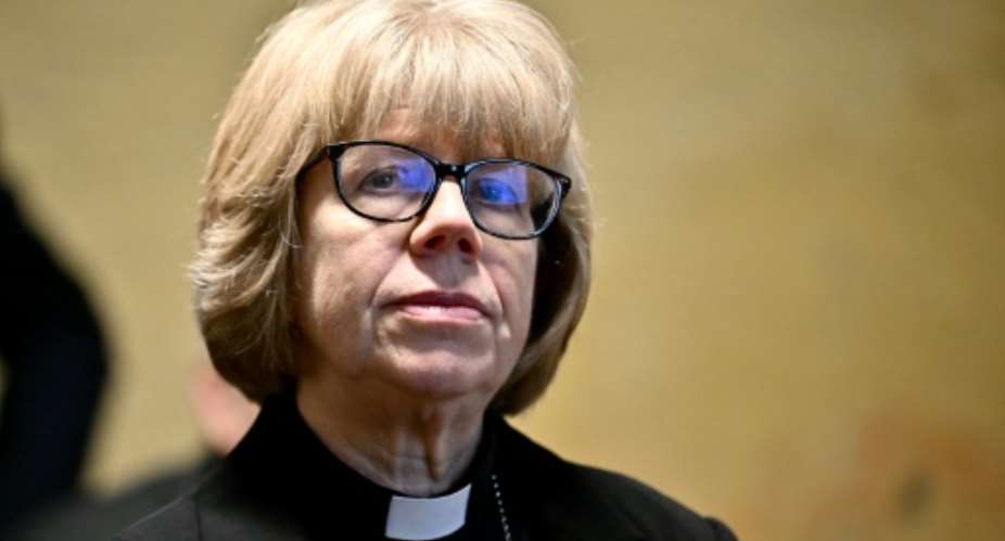 Archbishop of Canterbury Sarah Mullally is on her first trip to Africa as leader of the worlds Anglicans.  By Filippo MONTEFORTE (AFP/File)