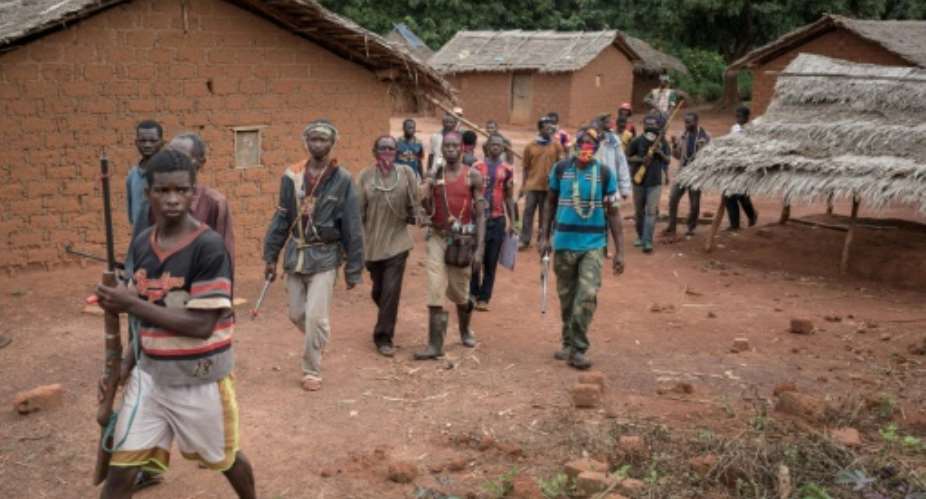 Armed groups control around 80 percent of the deeply-troubled Central African Republic.  By ALEXIS HUGUET AFP