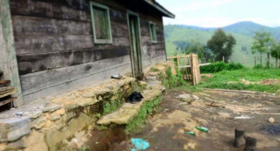 An abandoned farm where former rebel leader and indicted war criminal Jean Bosco Ntaganda was allegedly living.  By Junior D. Kannah AFPFile