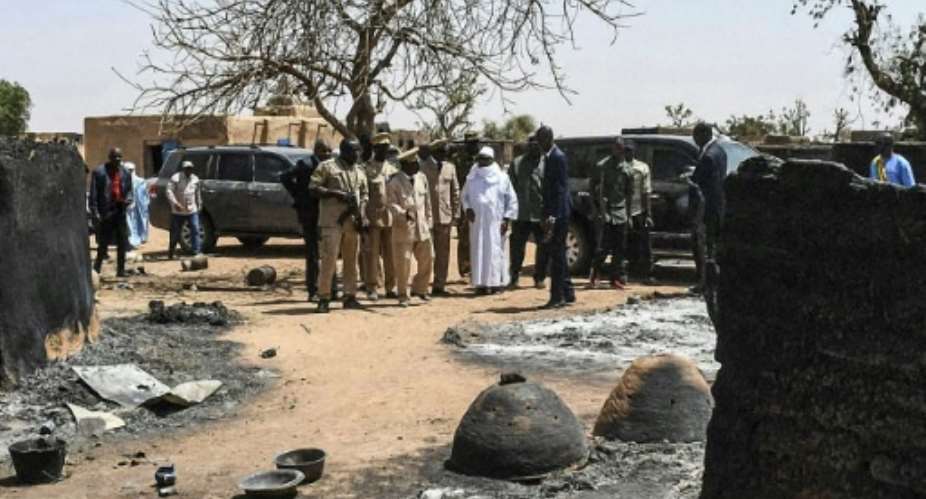 Around 160 people in the village of Ogassogou were killed and their homes put to the torch.  By Handout MALIAN PRESIDENCYAFP