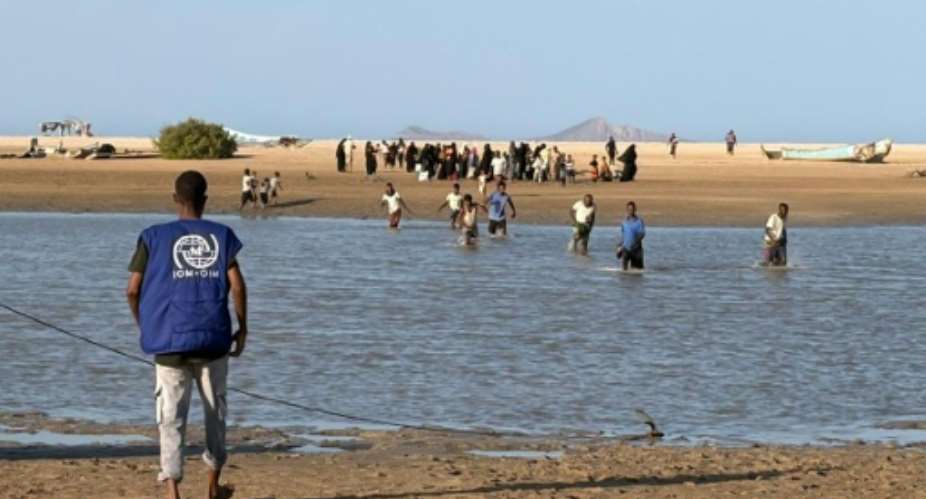 Around 2,500 Yemenis have fled to Djibouti.  By Handout (IOM Djibouti/AFP)