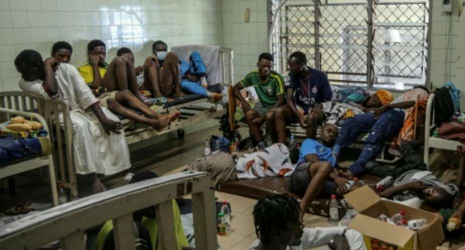 Around 30 African migrants survived but at least 18 drowned when smugglers dropped them off the Indian Ocean island of Comoros.  By Ibrahim YOUSSOUF (AFP)