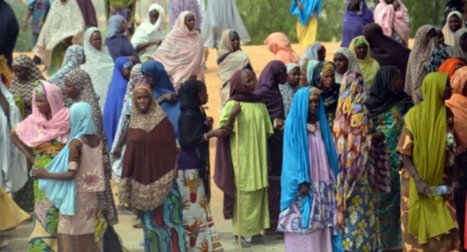Around 41,000 have fled northwestern Nigeria in the wake of attacks blamed on armed gangs.  By BOUREIMA HAMA AFPFile