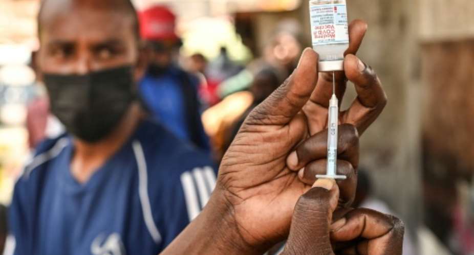 Around 57 million vaccine doses have been donated to Africa by other countries and private firms.  By Simon MAINA AFPFile