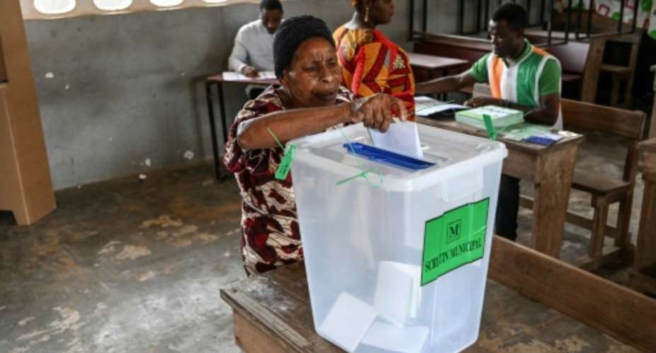 Around eight million people were eligible to vote.  By Sia KAMBOU AFP