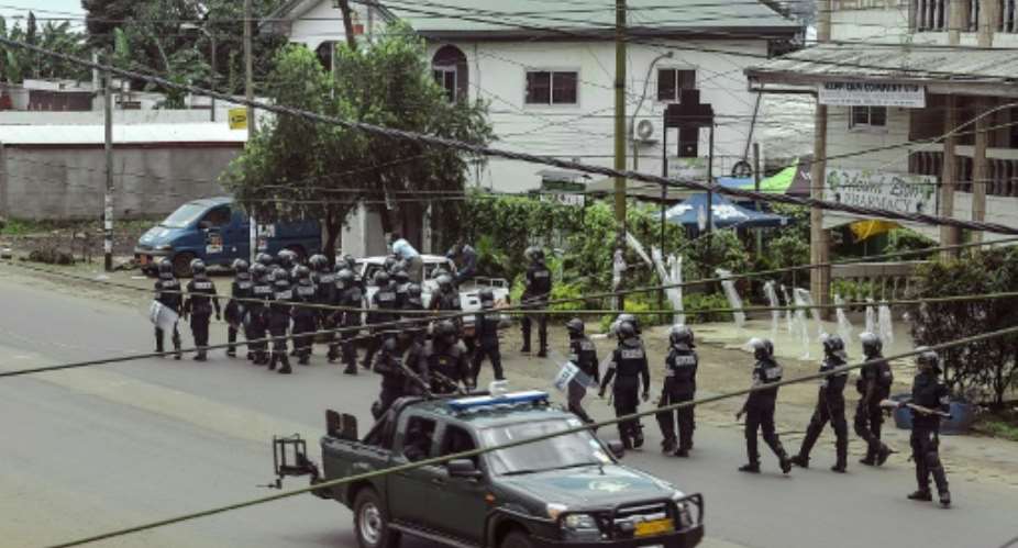 At least 19 people have died in Cameroon's English-speaking regions as the authorities clamped down on a symbolic declaration of independence for Ambazonia.  By STRINGER AFPFile