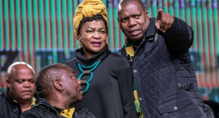 Baleka Mbete and Zweli Mkhize, both President Zuma loyalists, may not be favourites but are both very well connected as the ANC seeks a new leader.  By GIANLUIGI GUERCIA AFPFile