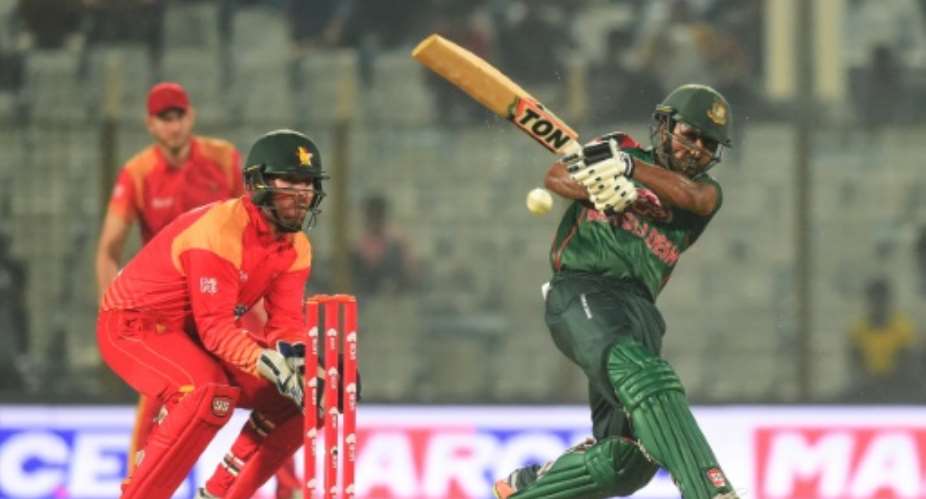 Bangladeshi cricketer Imrul Kayes missed out on his second century in the series when he was dismissed for 90.  By MUNIR UZ ZAMAN AFP