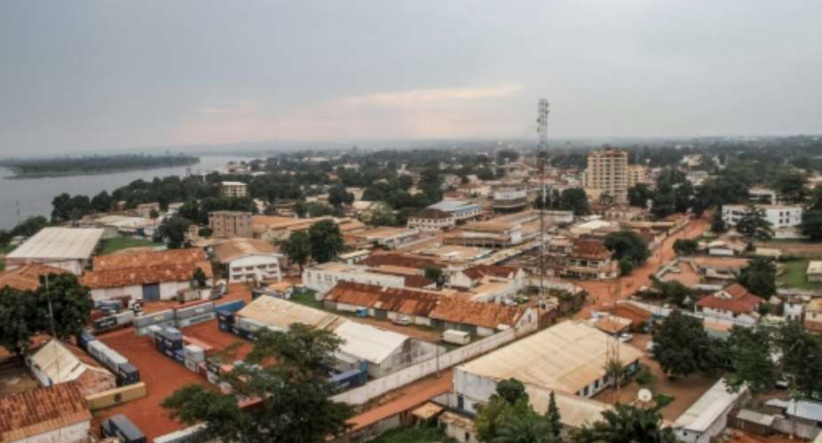 Bangui, capital of the Central African Republic.  By EDOUARD DROPSY AFPFile