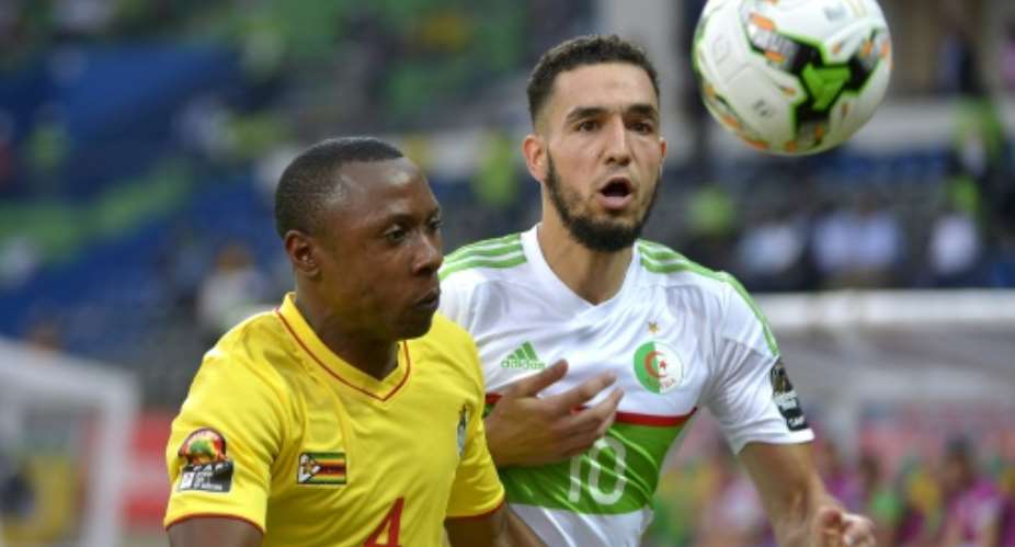 Before his accident, Zvirekwi L played for the national squad during the 2017 Africa Cup of Nations.  By KHALED DESOUKI AFP