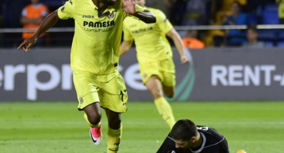 Beijing Guoan declined to confirm Cedric Bakambu's signing and said they had heard he left Spain's Villarreal for personal reasons.  By JOSE JORDAN AFPFile