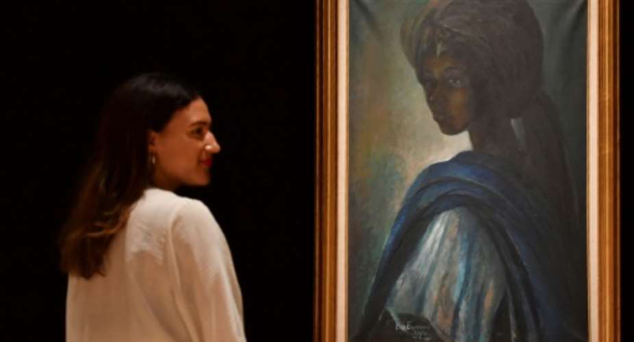 Ben Enwonwu's painting of a Yoruba princess became a symbol of national reconciliation at a delicate time in Nigeria's history.  By BEN STANSALL AFPFile