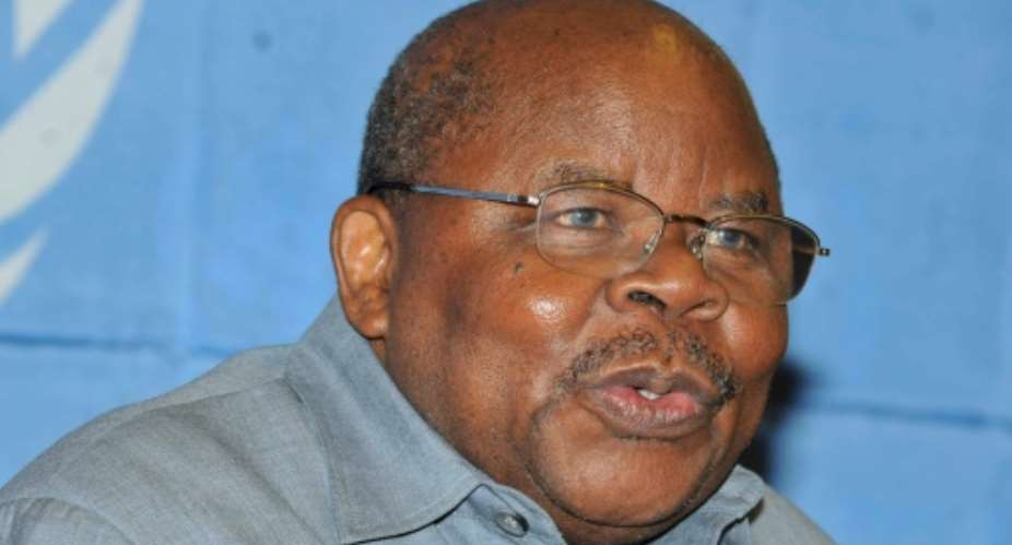 Benjamin Mkapa was a two-term president of Tanzania, governing from 1995 to 2005.  By EBRAHIM HAMID AFP