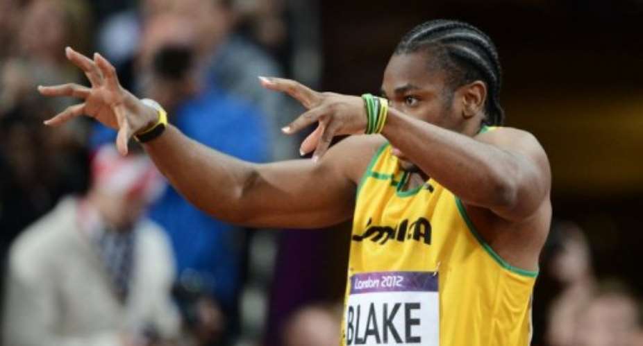 To be the second fastest man in the world behind Bolt is an honour, Yohan Blake said.  By Franck Fife (AFP)