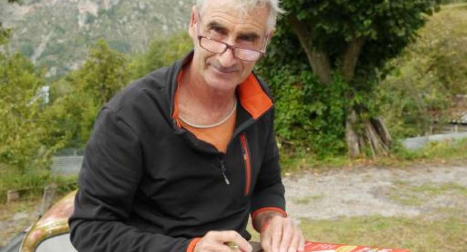 A picture provided by his family shows Herve Gourdel, who was kidnapped on September 21, 2014 by Jund al-Khilifa in the mountainous Tizi Ouzou region in eastern Algeria.  By  Gourdel familyAFPFile