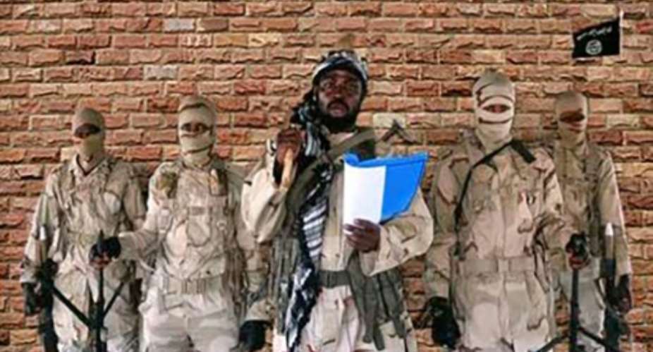 Boko Haram factional leader Abubakar Shekau -- seen here in a video released by his group on January 15 -- is at the helm of an organisation whose campaign has destroyed thousands of lives and uprooted millions of people.  By Handout BOKO HARAMAFP