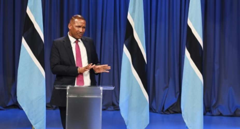 Botswanas newly elected President Duma Boko annuonced plans to diversify the diamond-dependent economy.  By Monirul Bhuiyan (AFP/File)