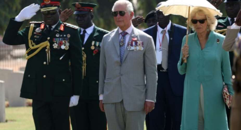 Britain's Prince Charles C, Queen Elizabeth II's eldest son and heir, spoke in pidgin to assembled dignitaries during a visit to Lagos, Nigeria.  By LUC GNAGO POOLAFP