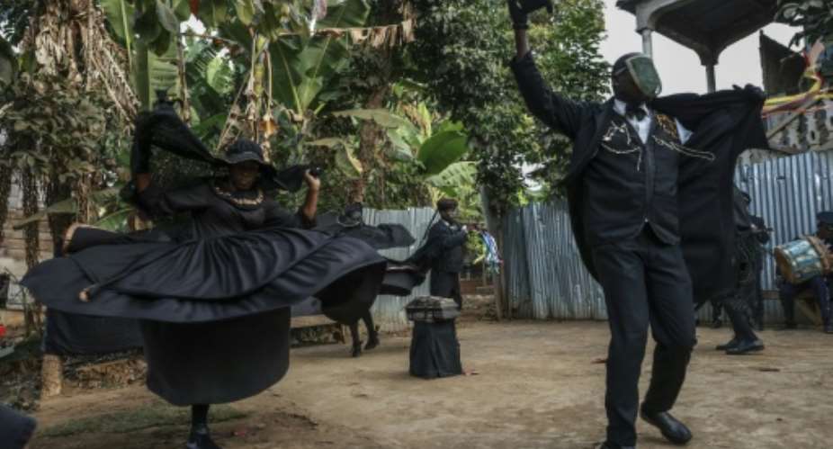Brought to the African island by the Portuguese, Sao Tomes Tchiloli theatre derives from medieval European legends.  By Daniel BELOUMOU OLOMO (AFP)