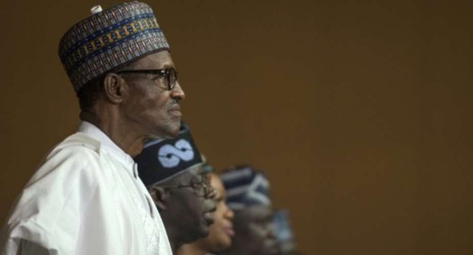 Buhari's record is under close scrutiny after his announcement to seek re-election next year.  By STEFAN HEUNIS AFPFile