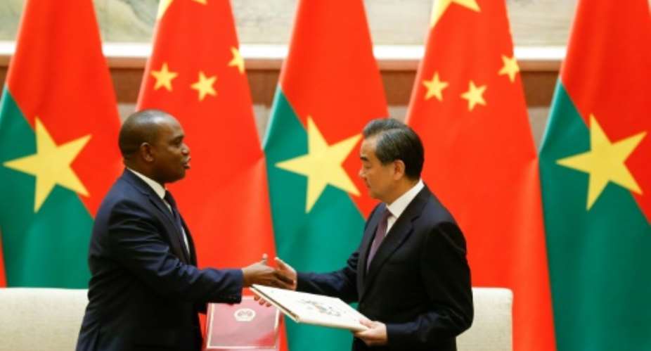 Burkina Faso established diplomatic relations with China days after breaking ties with Taiwan.  By THOMAS PETER POOLAFP