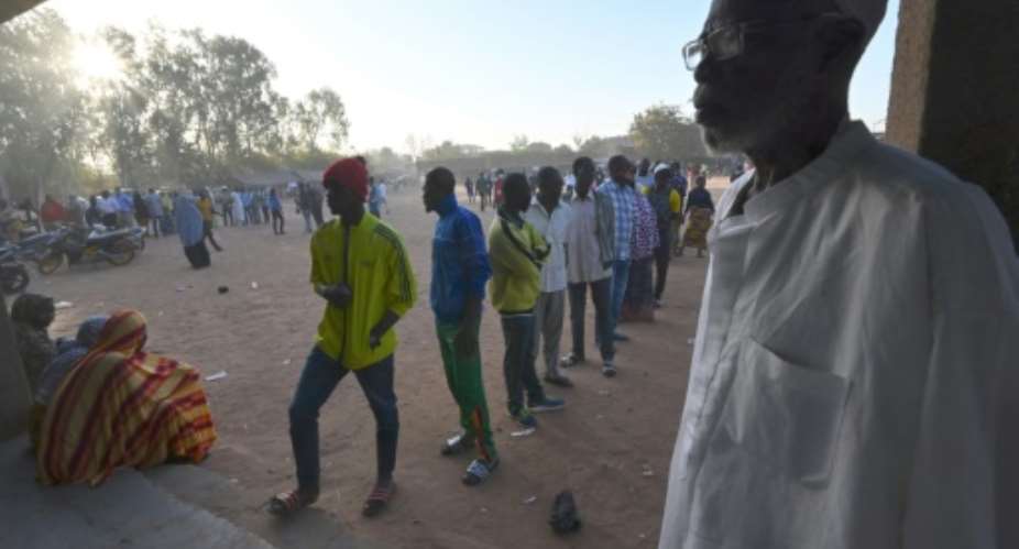 Burkina Faso's electionSunday went ahead in the shadow of a growing jihadist insurgency.  By Issouf SANOGO AFP