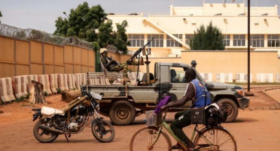 Burkina troops deployed in Ouagadougou last September. The security forces are suffering mounting losses in the face of a seven-year-old jihadist insurgency.  By Olympia DE MAISMONT AFPFile