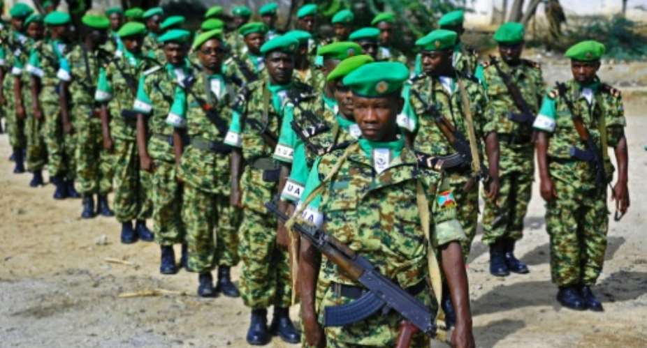 Burundi is the second biggest contributor to the African peace force in Somalia.  By MOHAMED ABDIWAHAB AFPFile