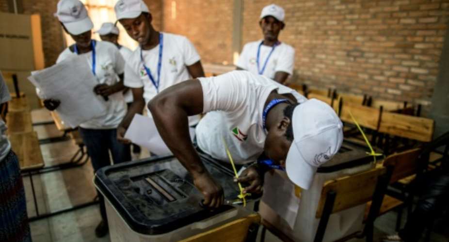 Burundi last held a presidential election in 2015.  By MARCO LONGARI AFPFile