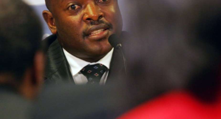 Insulting Burundi's president, currently Pierre Nkurunziza, carries a potential jail term of five to 10 years, according to the country's penal code.  By Joel Saget AFPFile