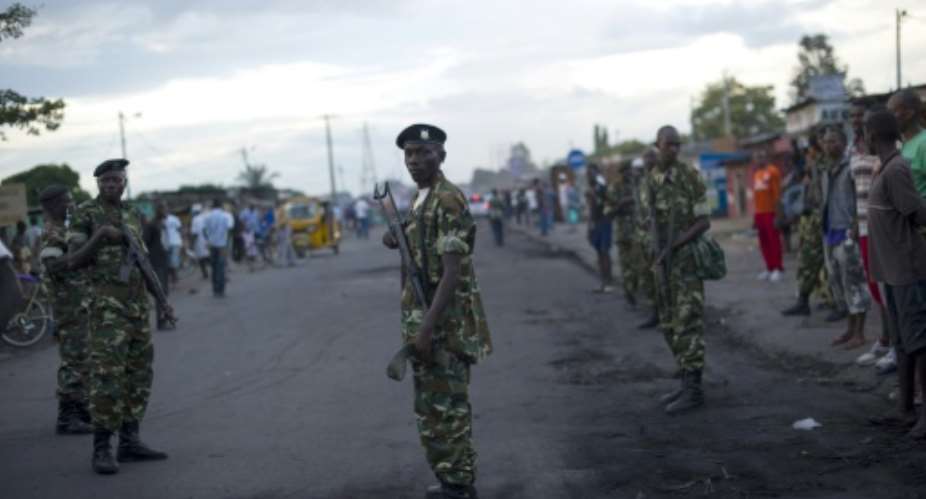 Burundi's army suffered a deadly attack last month that it blames on Rwanda.  By PHIL MOORE AFPFile