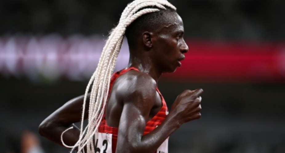 Burundi's Francine Niyonsaba was forced to move up to 5,000m due to controversial rules governing high testosterone levels.  By Jonathan NACKSTRAND AFPFile