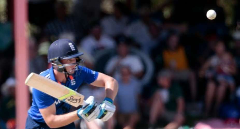 England's Jos Buttler scored 105 in the first one-day international against South Africa in Bloemfontein on February 3, 2016.  By Gianluigi Guercia AFP