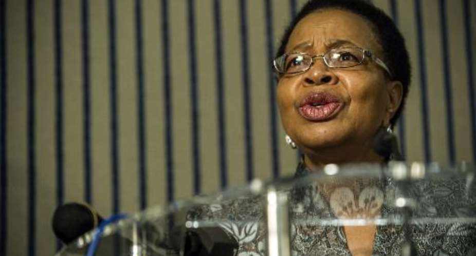 Nelson Mandela's widow, Graca Machel, seen here in Johannesburg on November 21, 2014, joined prominent activists to call for a full inquiry on sexual abuse by UN peacekeepers and personnel.  By Mujahid Safodien AFPFile