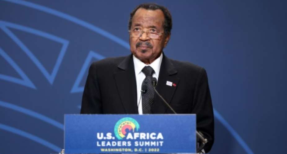 Cameroon President Paul Biya was known as The Sphinx for being wily and having a taste for secrecy that helped him hold onto power for more than four decades.  By Kevin Dietsch (GETTY IMAGES NORTH AMERICA/AFP)