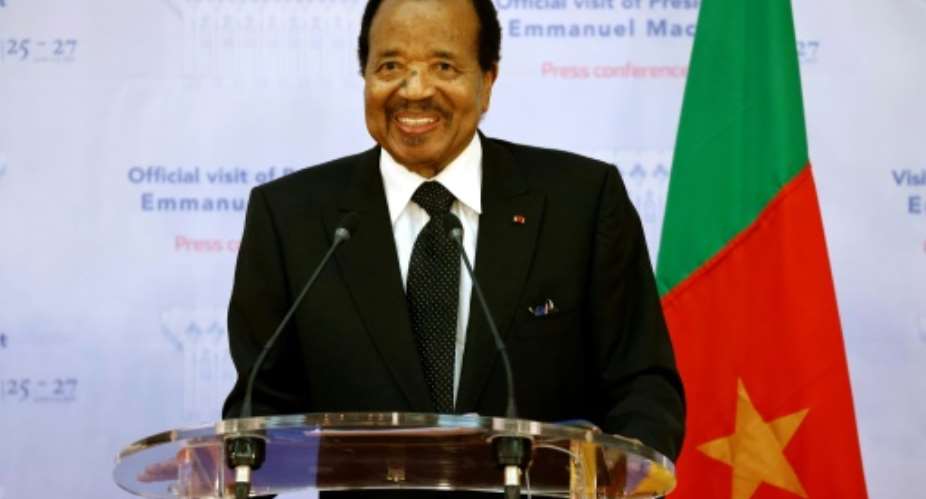 Cameroonian President Paul Biya has been in power since 1982.  By Ludovic MARIN (AFP/File)