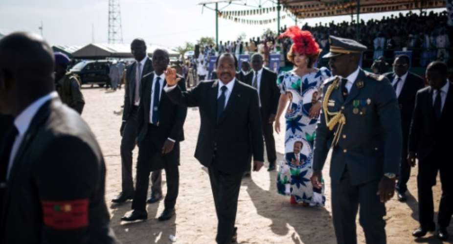 Cameroon's President Paul Biya is Africa's second oldest leader.  By ALEXIS HUGUET AFPFile