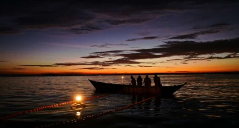 Capsizes -- often caused by overloading -- are not uncommon in Africa's largest lake.  By CARL DE SOUZA AFPFile