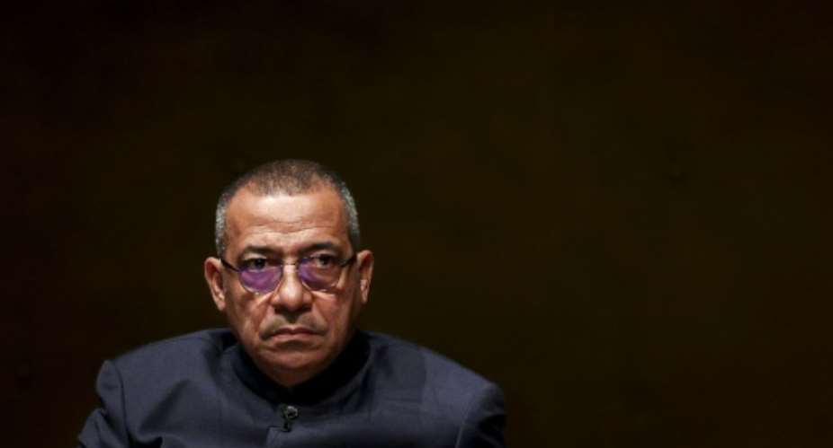Carlos Vila Nova was re-elected president of Sao Tome and Principe in the first round of voting.  By FILIPE AMORIM (AFP/File)