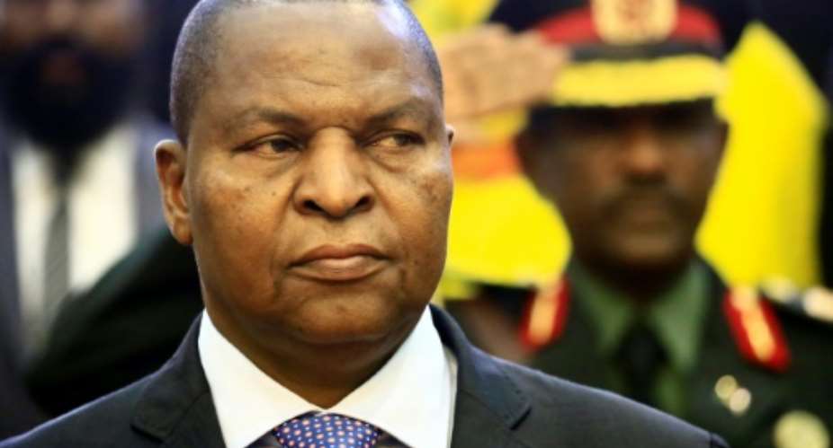 Central African president Faustin-Archange Touadera, pictured February 2019, told reporters his country is