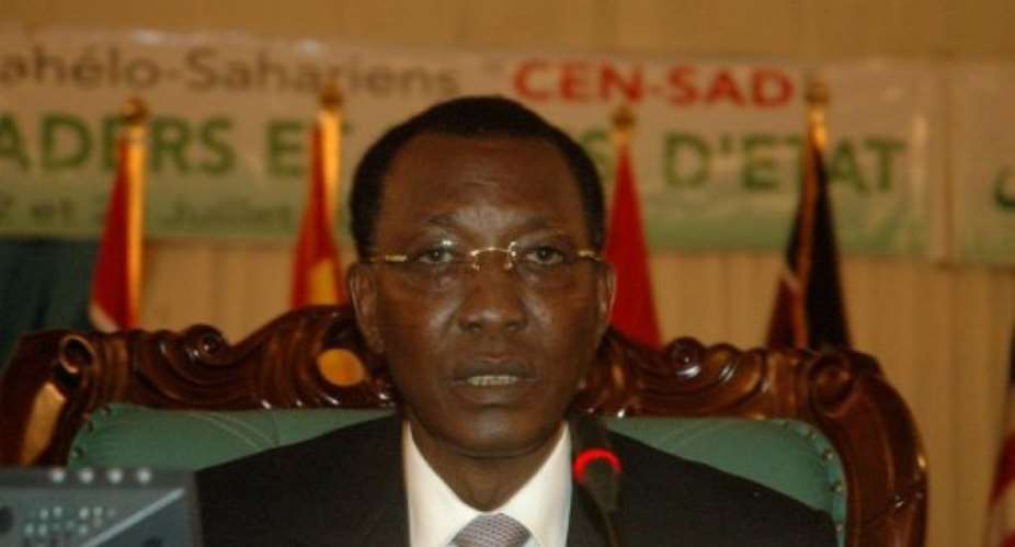 Idriss Deby Itno.  By null AFPFile