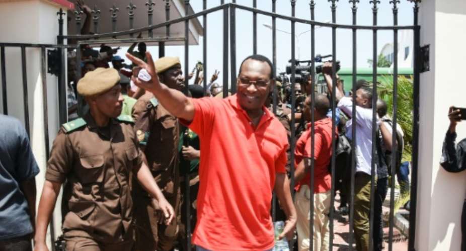 Chadema party chairman Freeman Mbowe was arrested in July.  By ERICKY BONIPHACE AFPFile
