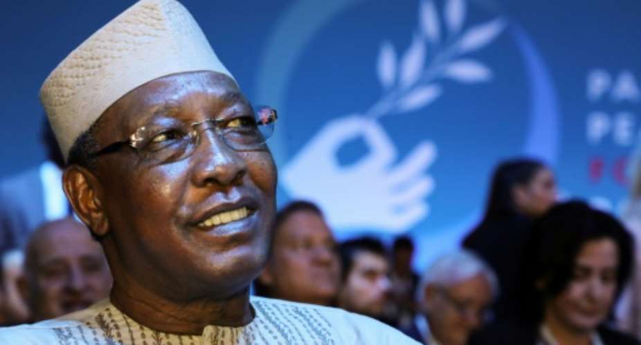 Chadian President Idriss Deby Itno, a former army chief, has been in power for 30 years.  By ludovic MARIN POOLAFPFile