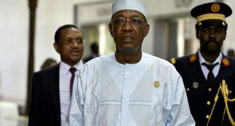Chad's 30-year President Idriss Deby Itno appears set for a sixth term as he faces a divided opposition in an April election.  By MICHAEL TEWELDE AFPFile