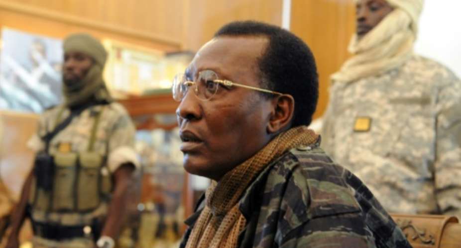 Chad's slain president Idriss Deby Itno had been declared the winner of an April election.  By Pascal GUYOT AFPFile